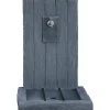 Fontaine "ARDOISE" en pierre reconstituée 59 x 44 x 87 cm Gris