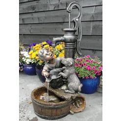 Fontaine de terrasse Regina avec pompe