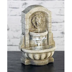 Fontaine d'intérieur sculpture Lion LeoZen