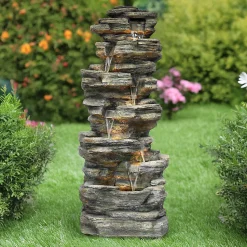 Fontaine Zenith XL 148cm Art-Pond intérieur/extérieur avec LED et pompe 1100L/h