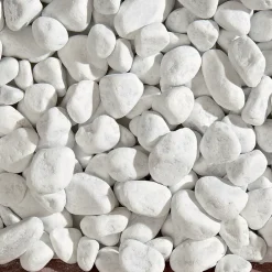 Galet marbre blanc 25-40 Blooma 25kg