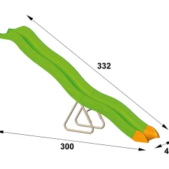 Glissiere Trigano 3,32 m avec pieds plateforme 140 150 cm
