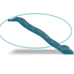 Glissière toboggan bleu 2,63 m - Partie haute - Module de remplacement