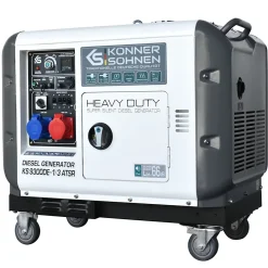 Générateur diesel "Könner & Söhnen" KS 9300DE-1/3 ATSR (EURO V)