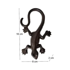 Grande salamandre en fonte 16x8 cm