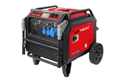 Groupe électrogène 6800 W - carburant SP95 et SP98 - autonomie 6 h - L.87 x l.72,6 x H.68,5 cm - Mecafer MF7800i