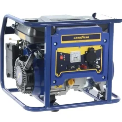 Groupe électrogène Essence Moteur 94 Cm3 4T OHV 2.5CV 1100W AVR Autonomie 8h GOODYEAR