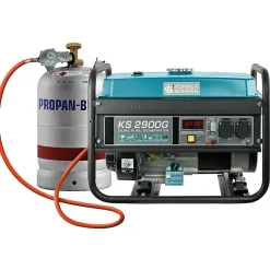 Groupe électrogène Hybride Essence ou Propane 2.9kW 2x230V LED Könner & Söhnen KS 2900G