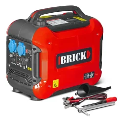 Groupe électrogène inverter silencieux max 1880W - 2 prises - Brick