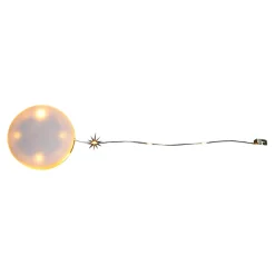 Guirlande lumineuse LED extérieur batterie USB rechargeable IP44 L.9,9 m GoodHome