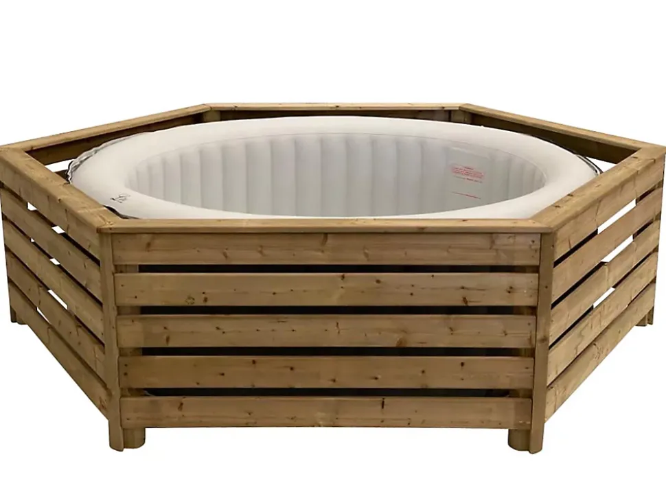 Habillage pour spa gonflable rond et carré Ø.206 à 216 cm