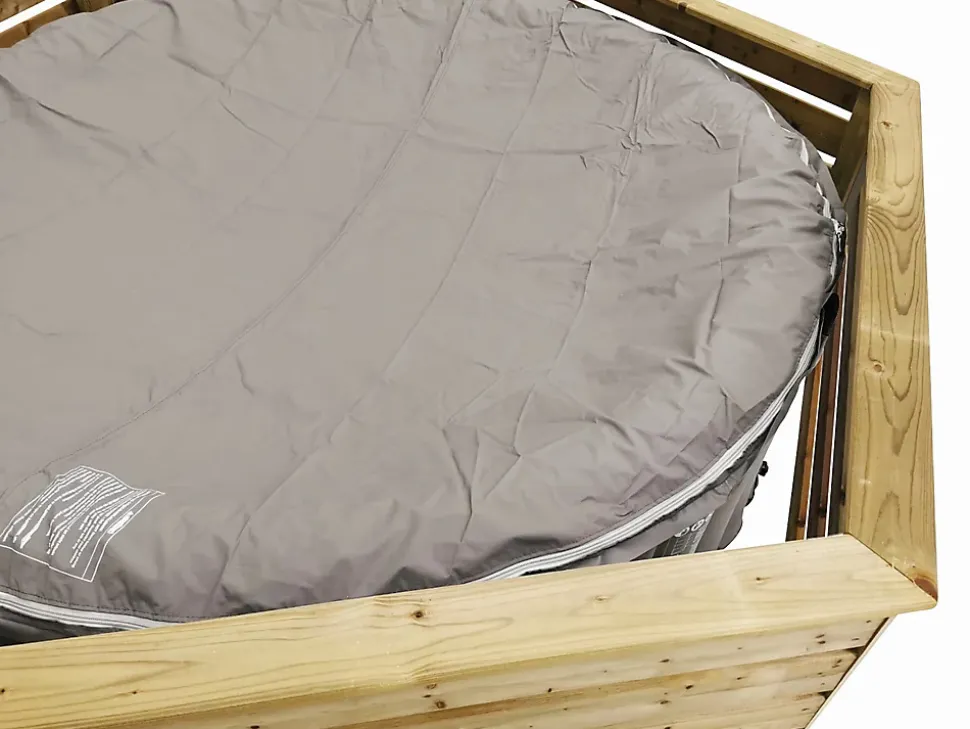 Habillage pour spa gonflable rond et carré Ø.206 à 216 cm