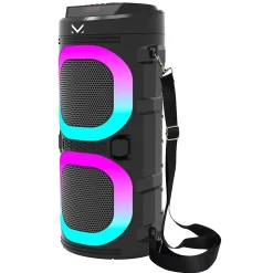 Haut-Parleur sans Fil Fire 9, Noir, Plastique, 16x41,5x16 cm, Majestic