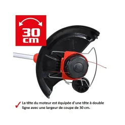 Hecht 630 Coupe herbe Coupe bordure électrique léger 600W 10 300tr/min