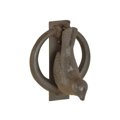 Heurtoir de porte oiseaux en fonte
