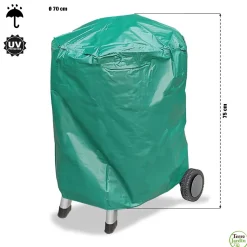 Housse de protection en PVC pour barbecue rond