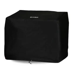 Housse de protection plancha et barbecue XXL noir sur chariot Le Marquier