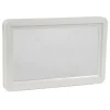 Hublot pour porte de garage rectangulaire G.C.N.V Protecta en PVC blanc l.34,2 x H.21 cm