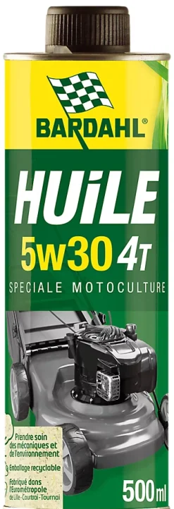 Huile 5w30 4T spéciale motoculture Bardahl 500ml