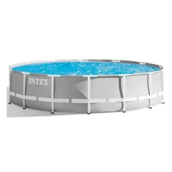 INTEX Kit Piscine Prism Frame 26732NP ronde tubulaire- 5m49 x 1m22