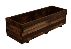 Jardinière bois 120 x 40 x h.35 cm Accent