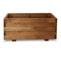 Jardinière bois Blooma Bopha marron 80 x 40 x h.35 cm