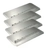 Jeu de 4 pales mixtes acier pour talocheuse 900 mm