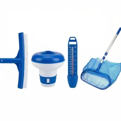 Kit 5 Accessoires de Piscine en Bleu