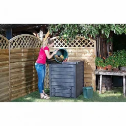 Kit composteur Thermo-Wood en polypropylène 600 L