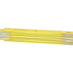 KS Tools - 300.0060 - Mètre pliant jaune en bois, L. 2 m
