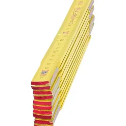 KS Tools - 300.0060 - Mètre pliant jaune en bois, L. 2 m