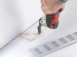 KWB by Einhell Set de 4 outils multifonctions pour bois, plastique et métal (3 lames de scie, 1 grattoir)