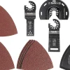 KWB by Einhell Set de 17 outils multifonctions pour bois, métal et plastique (12 abrasifs et 5 lames)