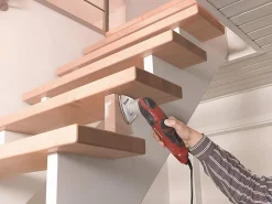 KWB by Einhell Set de 17 outils multifonctions pour bois, métal et plastique (12 abrasifs et 5 lames)