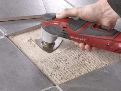 KWB by Einhell Set de 4 outils multifonctions pour le carrelage (1 râpe, 2 lames de scie, 1 grattoir)