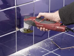 KWB by Einhell Set de 4 outils multifonctions pour le carrelage (1 râpe, 2 lames de scie, 1 grattoir)