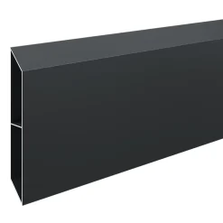 Lame de clôture pour pose persiennée en aluminium anthracite Neva Klikstrom, L.179,8cm x H.15,3 cm x Ep.2,1 cm