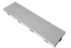 Lame de terrasse clipsable effet pierre L.78 x l.19,5 cm, ép.38 mm