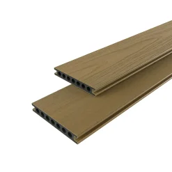 Lame de terrasse composite coloris chêne Neva Premium Klikstrom L.220 x l.14,5 cm