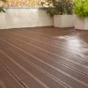 Lame de terrasse composite chocolat Neva Klikstrom L. 220 cm x l. 14,5 cm