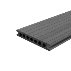 Lame de terrasse composite gris Neva Premium Klikstom L.220 x l.14,5 cm