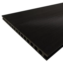 Lame de terrasse composite XXL gris foncé L.290 x l.29,9 cm, ép.2,1 cm