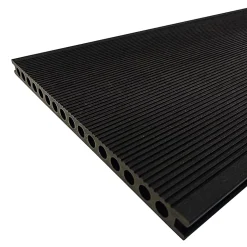 Lame de terrasse composite XXL gris foncé L.290 x l.29,9 cm, ép.2,1 cm