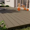 Lame de terrasse composite marron Neva Premium Klikstrom L.220 x l.14,5 cm