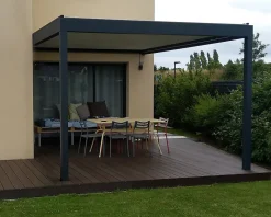 Lame de terrasse composite C brun L.260 x l.14,6 cm