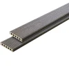 Lame de terrasse composite gris Good Home Hudson L.240 x l.12,7 cm