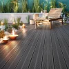 Lame de terrasse composite anthracite Neva Klikstrom L. 220 cm x l. 14,5 cm