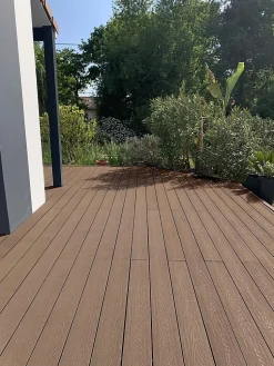 Lame de terrasse composite pin CoexProtect® L.260 x 14,5 cm