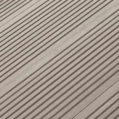 Lame de terrasse composite taupe Neva Klikstrom L. 220 cm x l. 14,5 cm