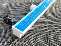 Lame d'eau LED Cascade chute d'eau en acrylique 120cm Piscine et bassins Compatible traitement au sel chlore